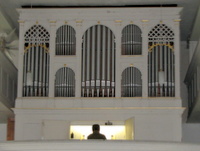 Die Orgel in voller Größe